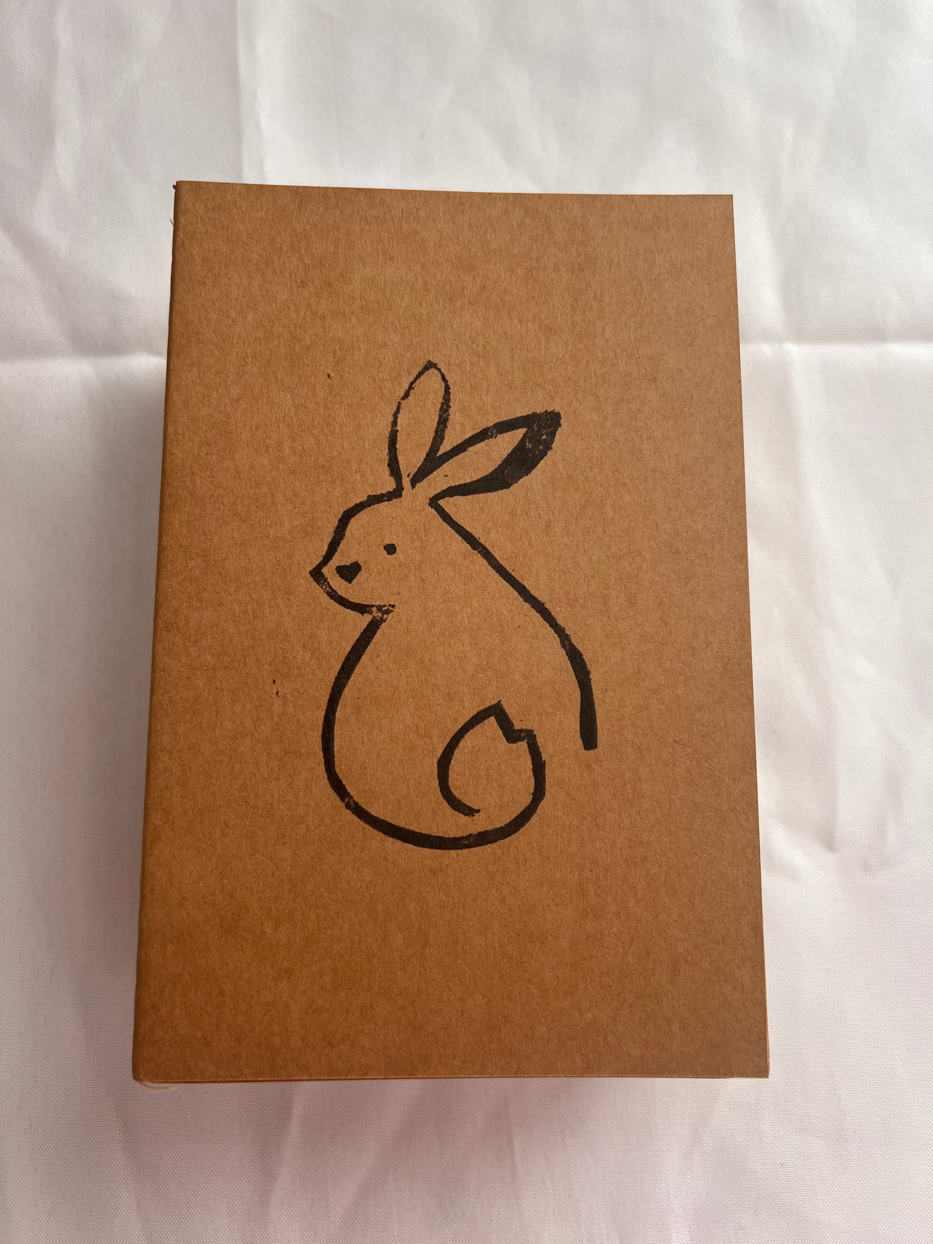 Lucky Rabbit Logo Blank Sketchbook/Journal