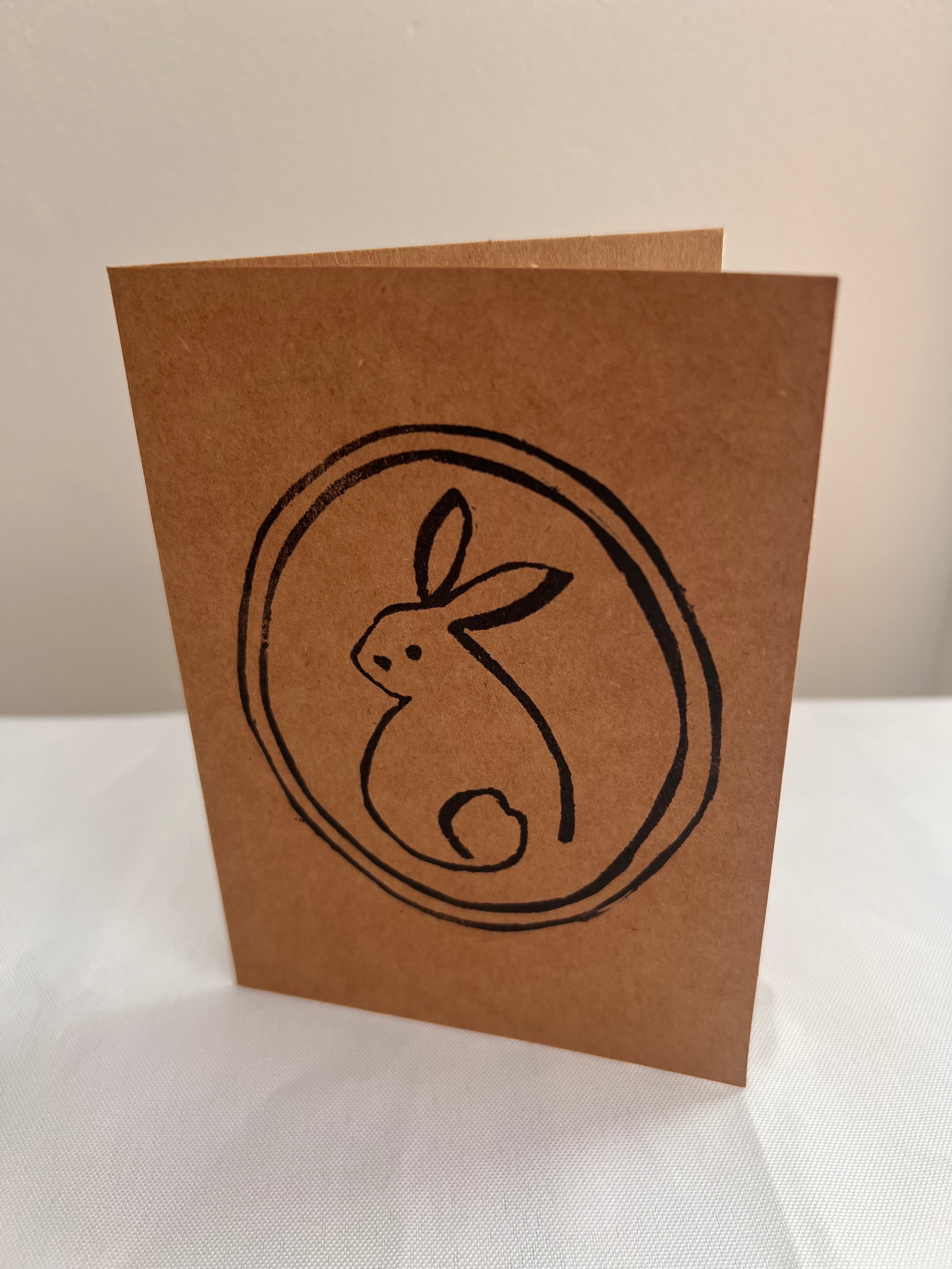 Lucky Rabbit Blank Card